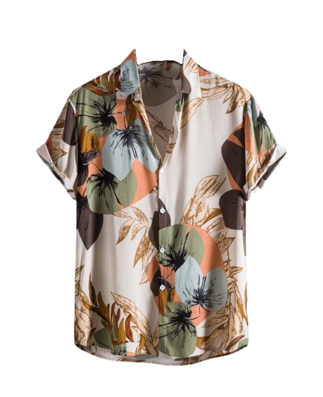 DHRUVI TRENDZ Shirt for Men | Casual Stylish | Man’s Printed | Half Sleeve | Foraml Shirts for Man | Men’s Regular Fit | Summer Button-Down