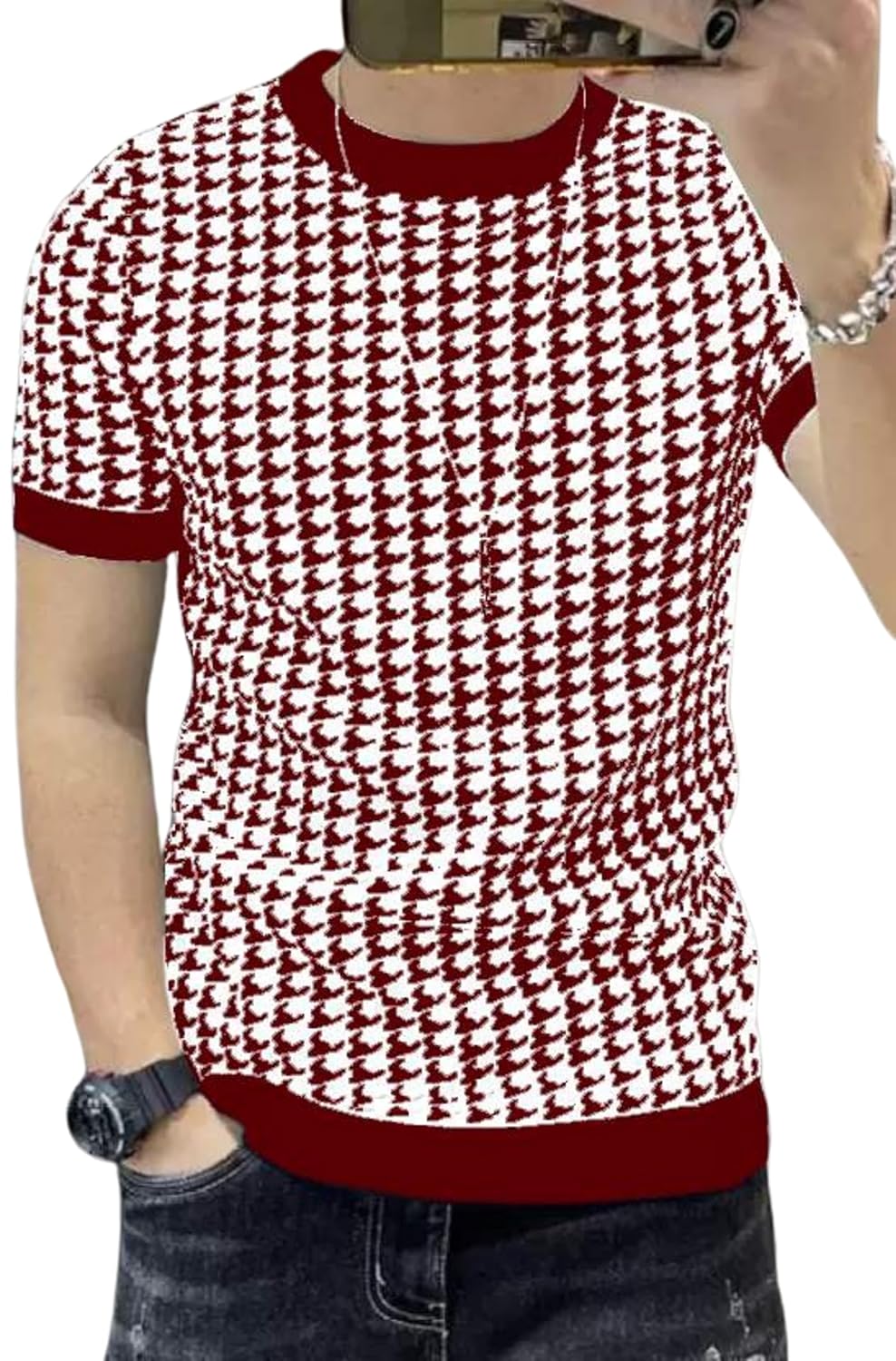 FABRIPPLE Men’s T-Shirt | Comfortable & Stylish Fabric | Regular Fit Casual Tee for Office, Gym, Travel