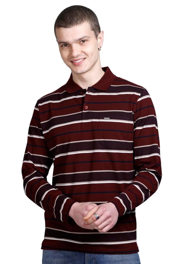 GODFREY Cotton Polo T Shirts for Men with Pocket
