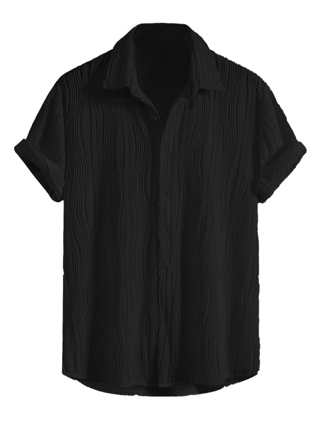 GRECIILOOKS Shirt for Men | Mens Casual Shirt | Men Stylish Shirt | Men Textured Shirt | Men’s Regular Fit | Men Formal Shirt | Men’s Solid Slim Fit