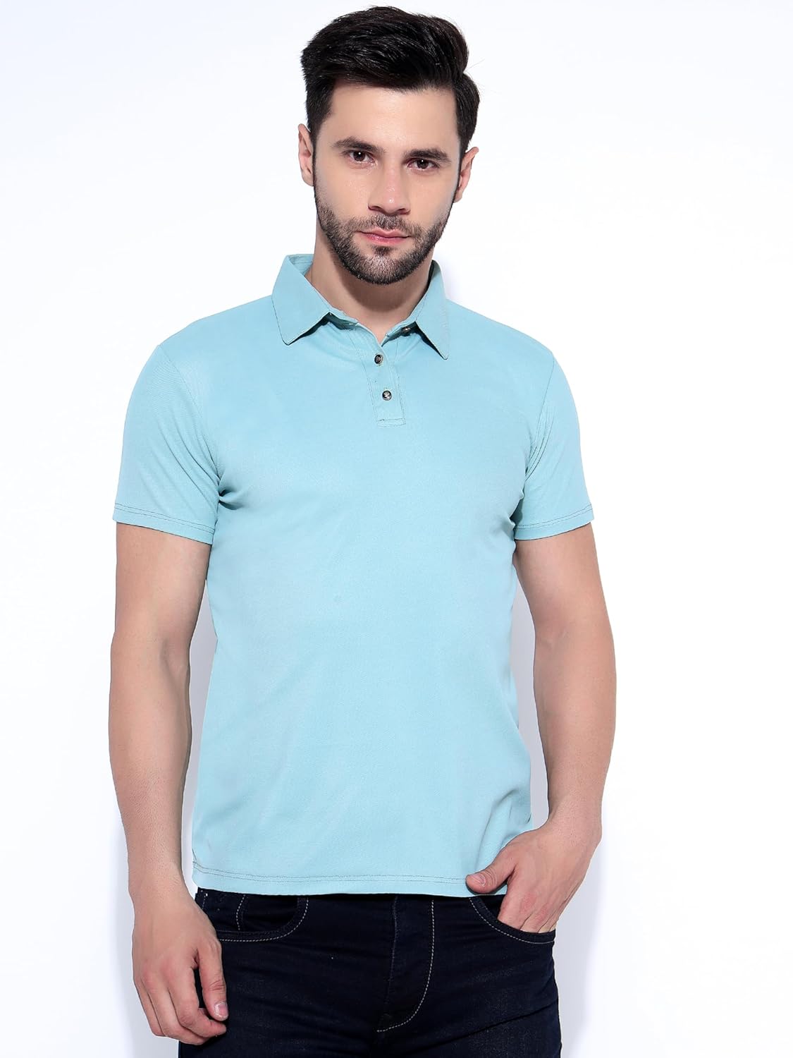 Honky Tonky Men’s Solid Regular Fit T-Shirt