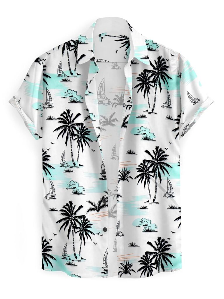 JOLIYA ll Abstract Geometric Print Casual Printed Half Sleeves Shirt for Man