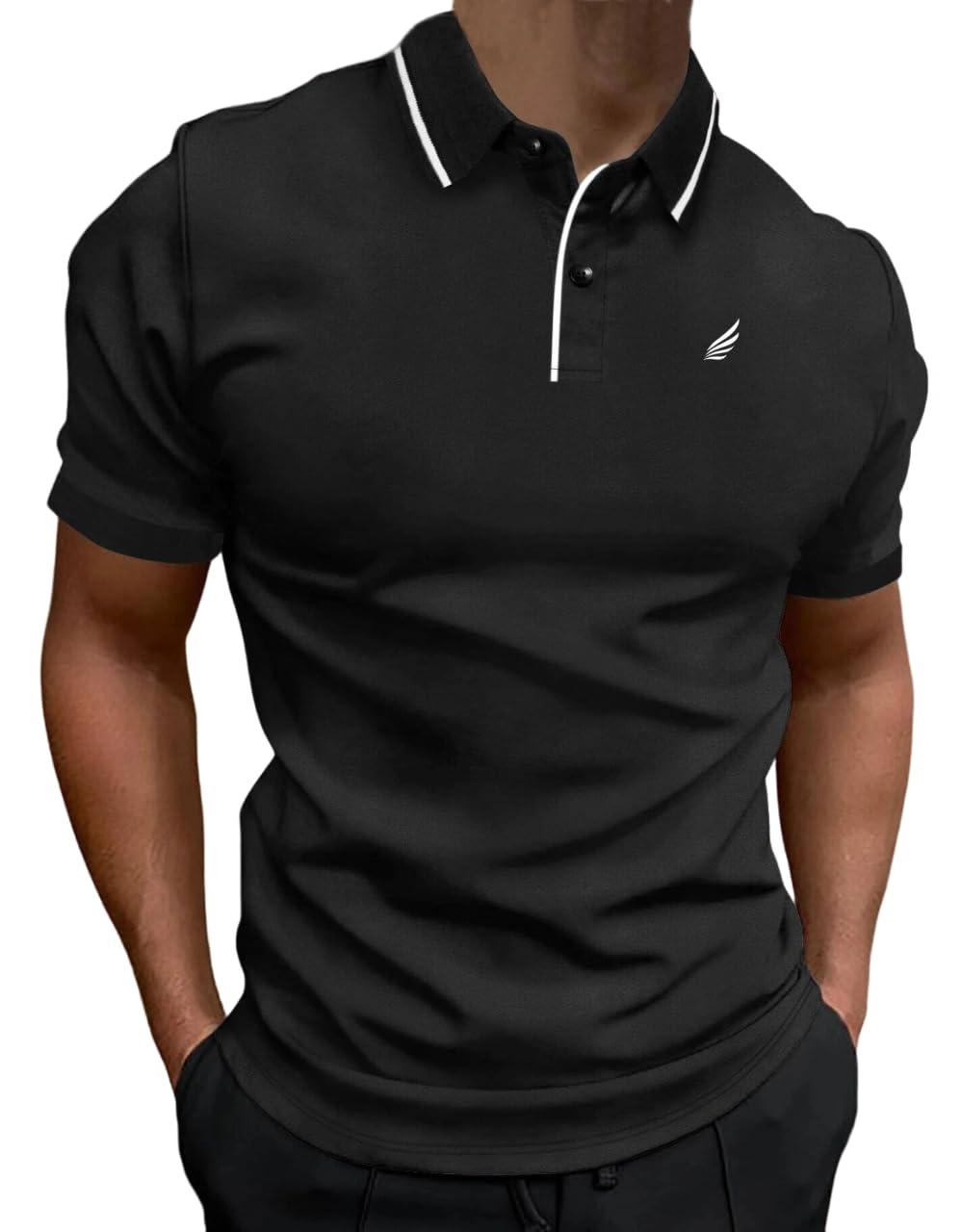 JVX Men’s Solid Regular Fit T-Shirt