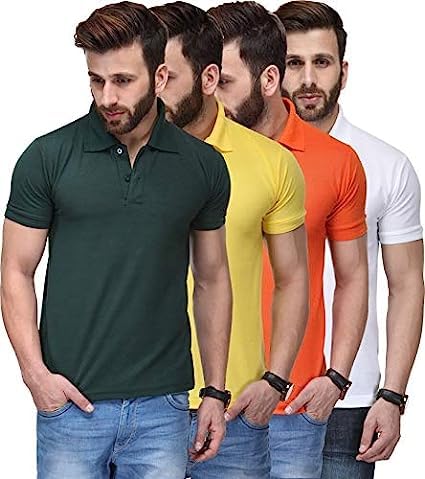 KEOTI Regular Fit Polo Neck T-Shirts for Men and Boys Combo – Pack of 4 KEOTI Regular Fit Polo Neck T-Shirts for Men and Boys Combo – Pack of 4