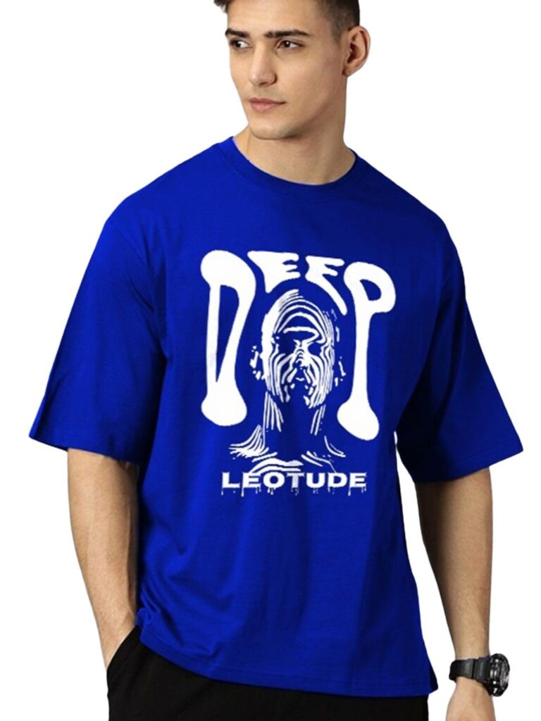LEOTUDE Men’s Cottonblend Oversized Round Neck T-Shirt | T Shirt for Man LEOTUDE Men’s Cottonblend Oversized Round Neck T-Shirt | T Shirt for Man