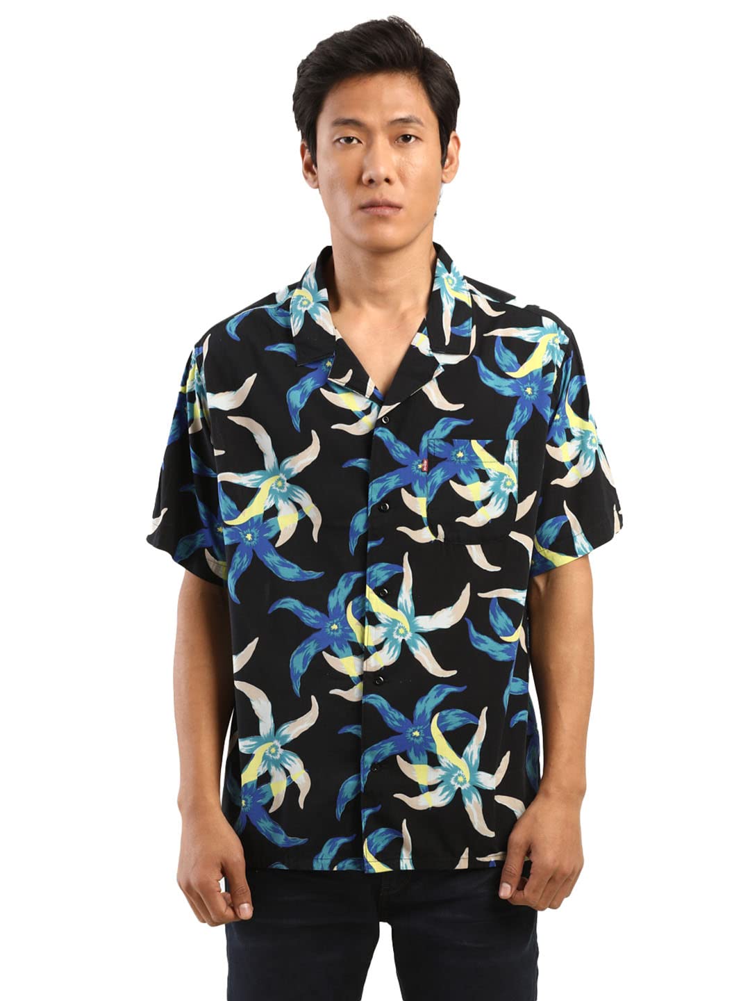 Levi’s Men’s Cotton Floral Printed Slim Fit Shirt