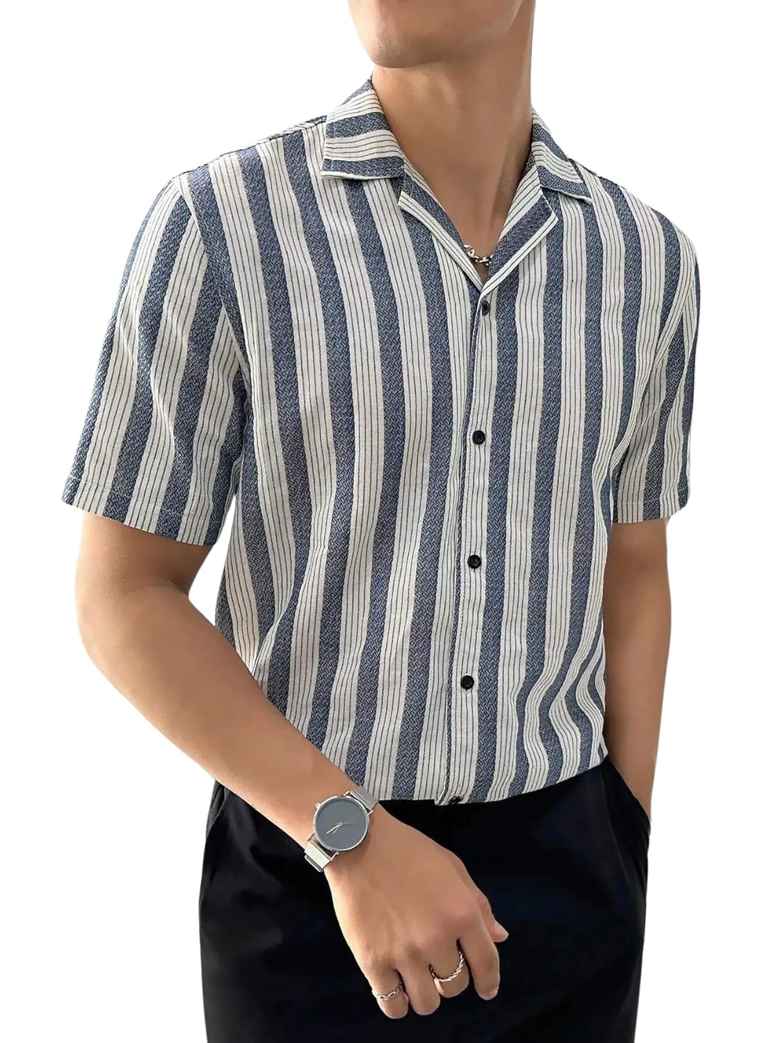 Lymio Men’s Polyester Regular Fit Shirt