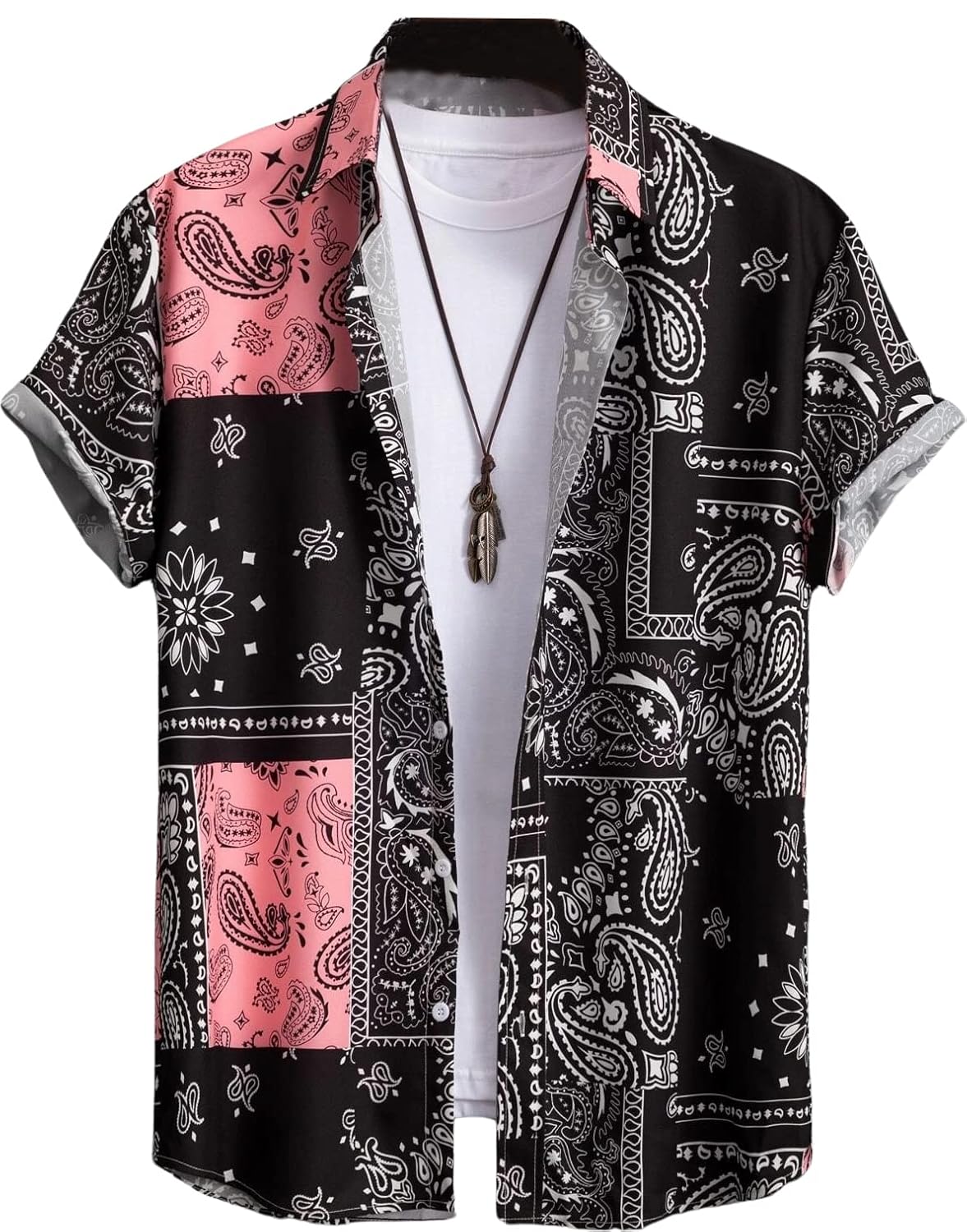 Lymio Men’s Polyester Slim Fit Stylish Printed Casual Shirt (Karrey)