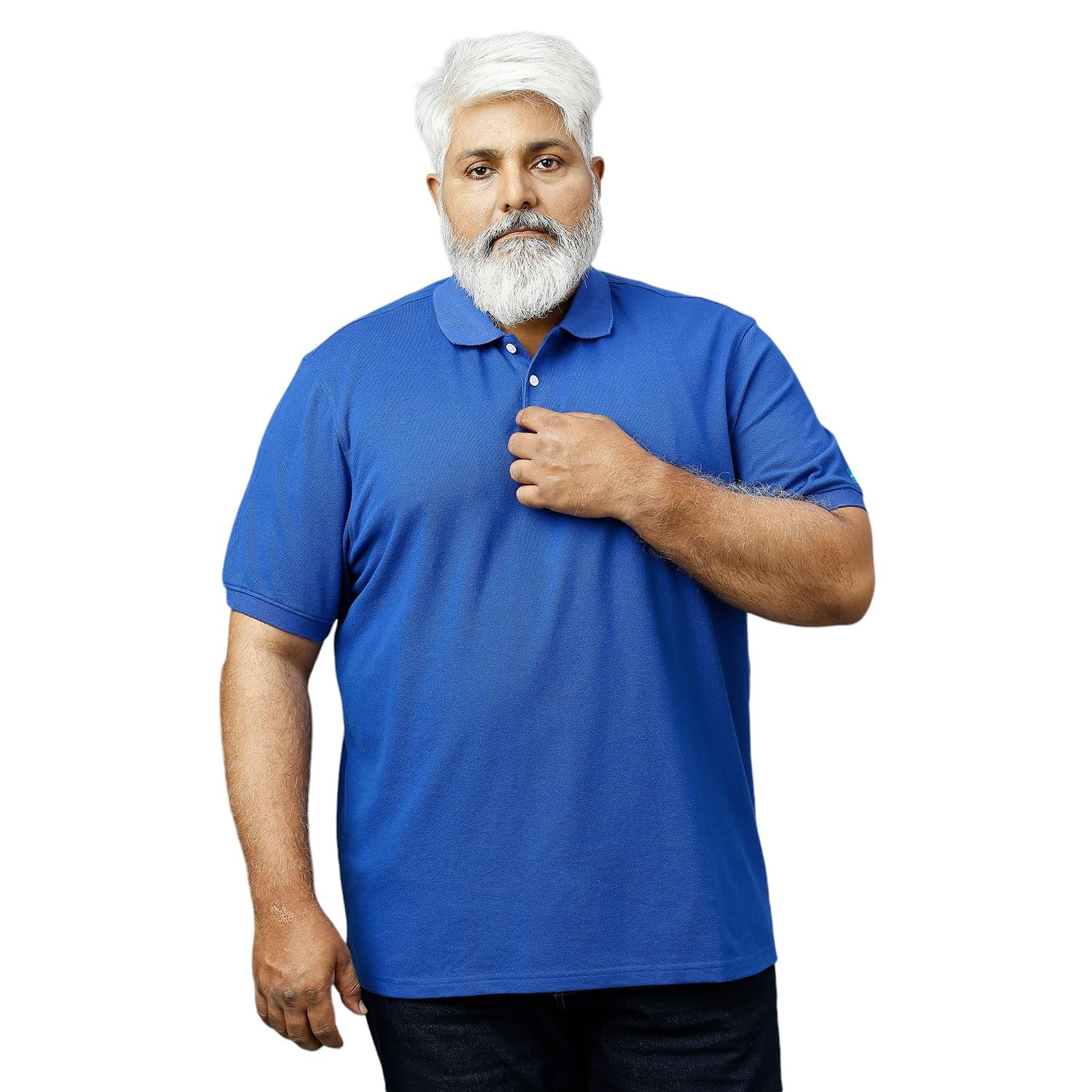 MARKRICH Men’s Solid Regular Fit Polo Shirt