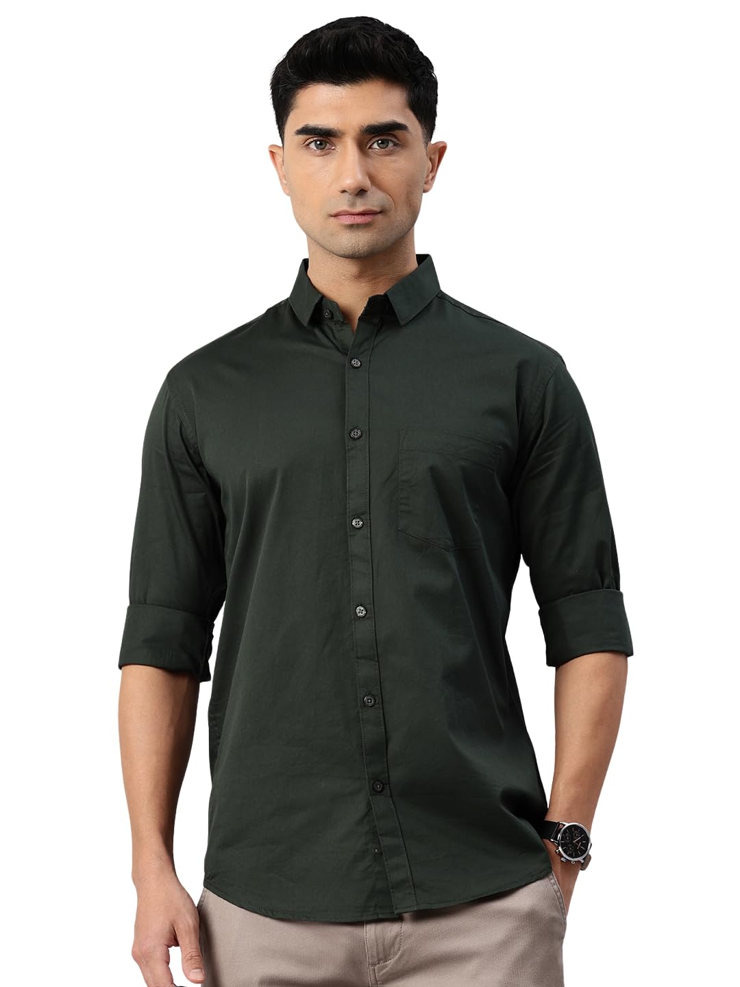 Majestic Man Men’s Cotton Slim Fit Shirt