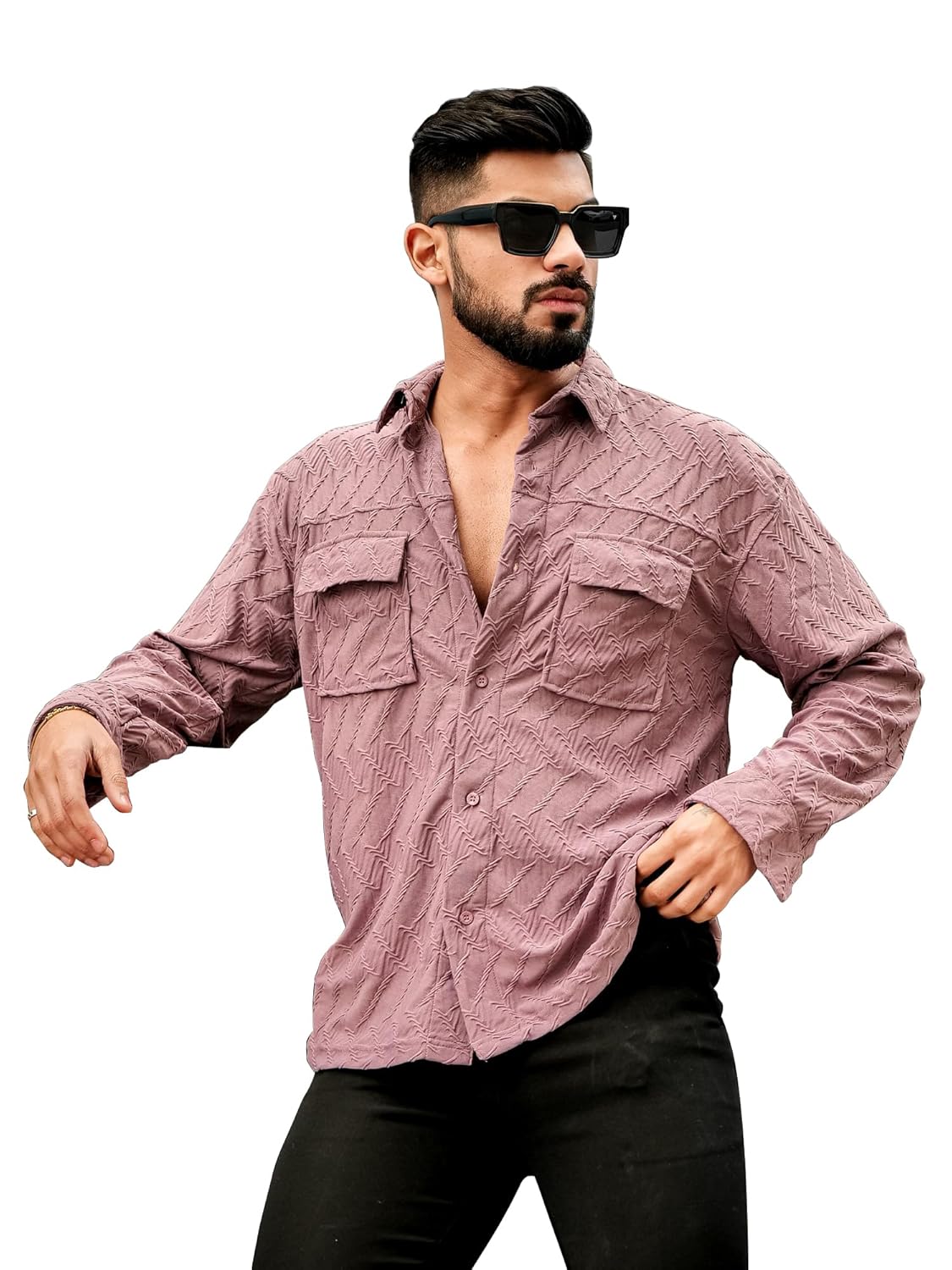 Maniac || Mens || Creased || Solid || Collared Neck || Full Sleeve || Cotton || Shirt Maniac || Mens || Creased || Solid || Collared Neck || Full Sleeve || Cotton || Shirt