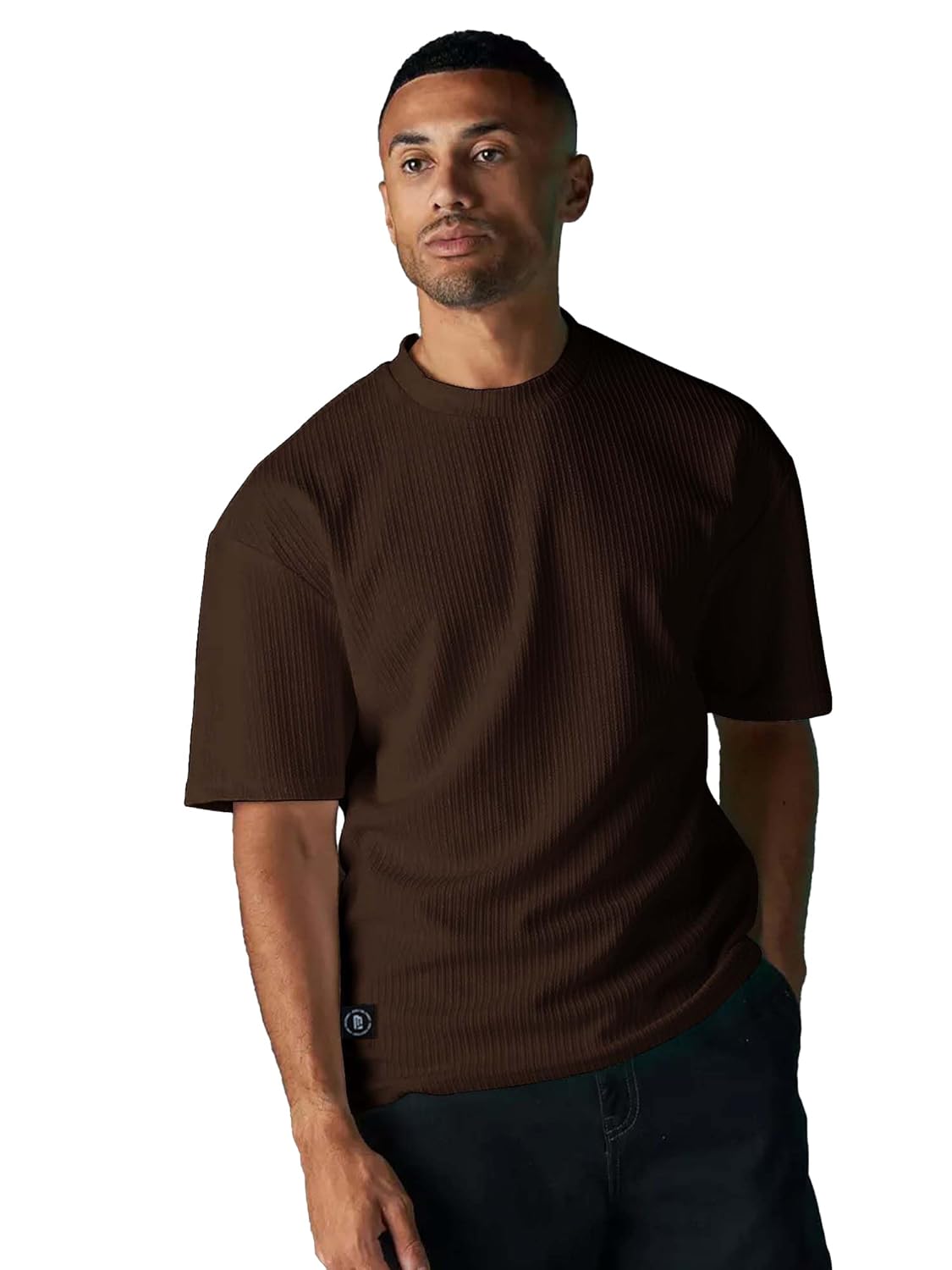 Maniac || Mens || Solid || Round Neck || Half Sleeve || Seersucker || Cottonblend || Oversized || T-Shirt Maniac || Mens || Solid || Round Neck || Half Sleeve || Seersucker || Cottonblend || Oversized || T-Shirt