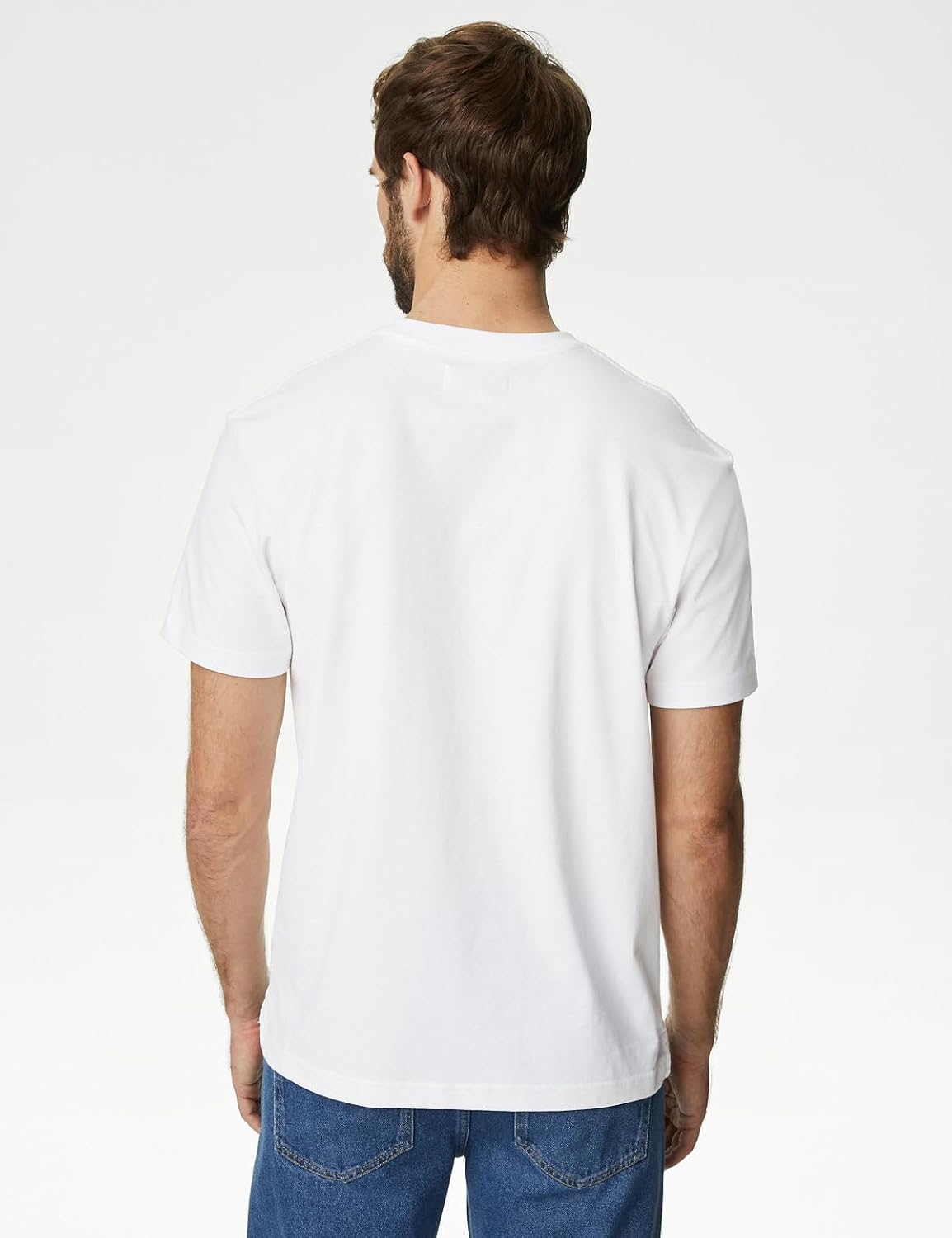 Marks & Spencer Men’s Cotton Regular Fit Round Neck T-Shirt