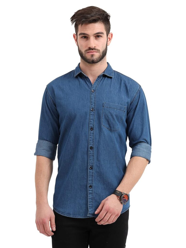 Miraan Men’s Cotton Regular Fit Shirt
