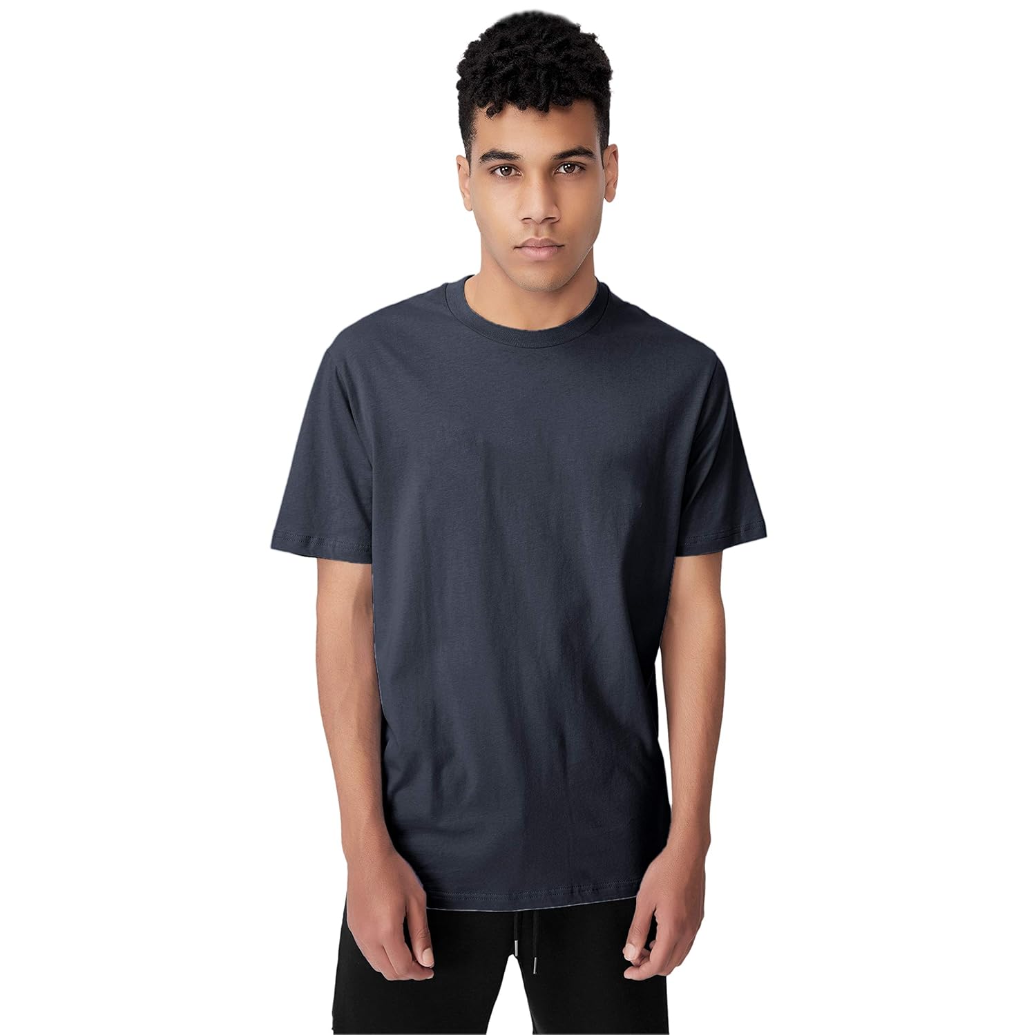 NOTWILD Men’s Round Neck Half Sleeves T-Shirt