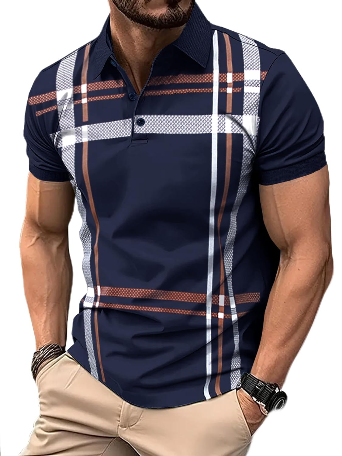 Noble Monk Men’s Regular Fit Polo T Shirt |Half Sleeves |Collar Tshirts |Casual Tshirt for Men