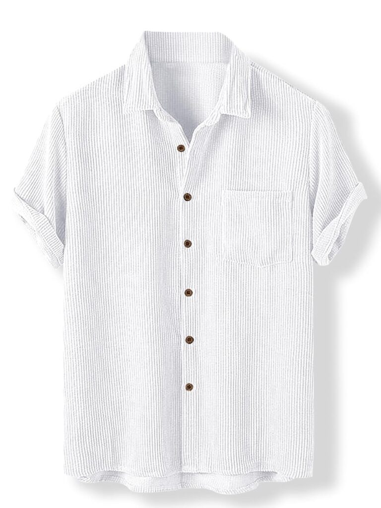 Noble Monk Men’s Solid Regular Fit Shirt Noble Monk Men’s Solid Regular Fit Shirt
