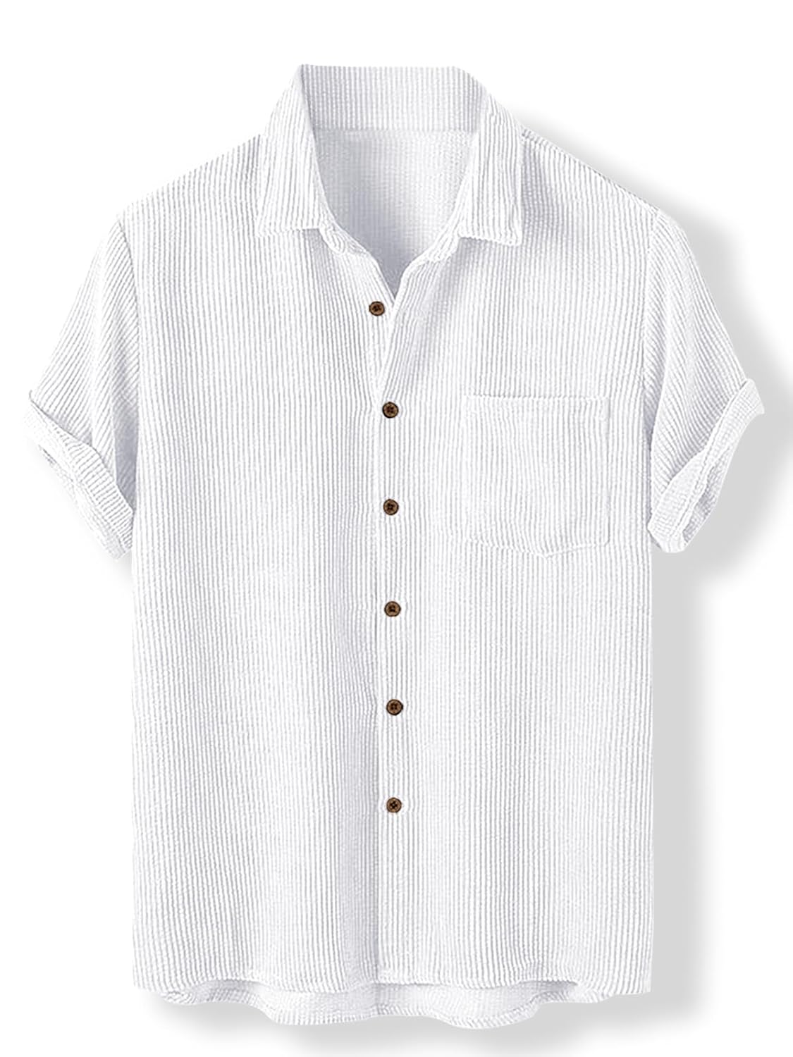 Noble Monk Men’s Solid Regular Fit Shirt