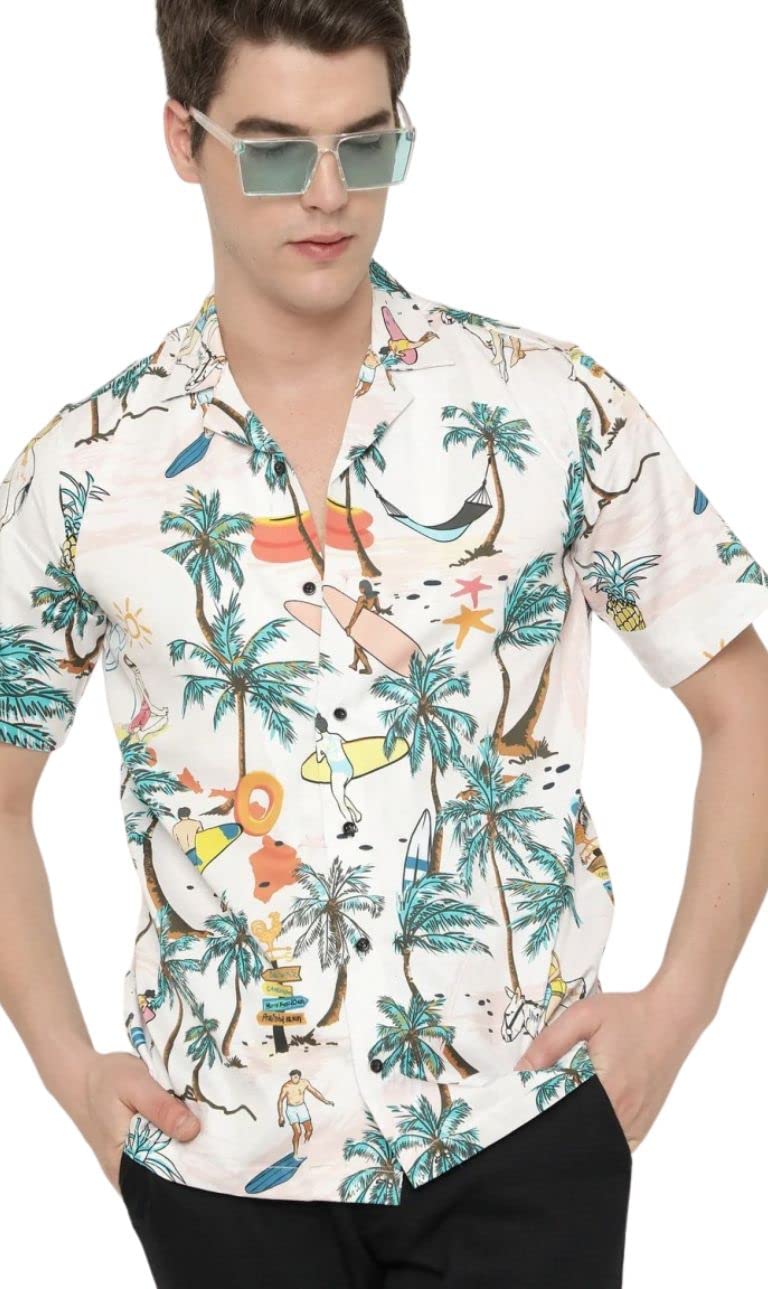 OM SAI LATEST CREATION for Casual Stylish Printed Regular Fit | Men Formal Half Sleeve Shirt