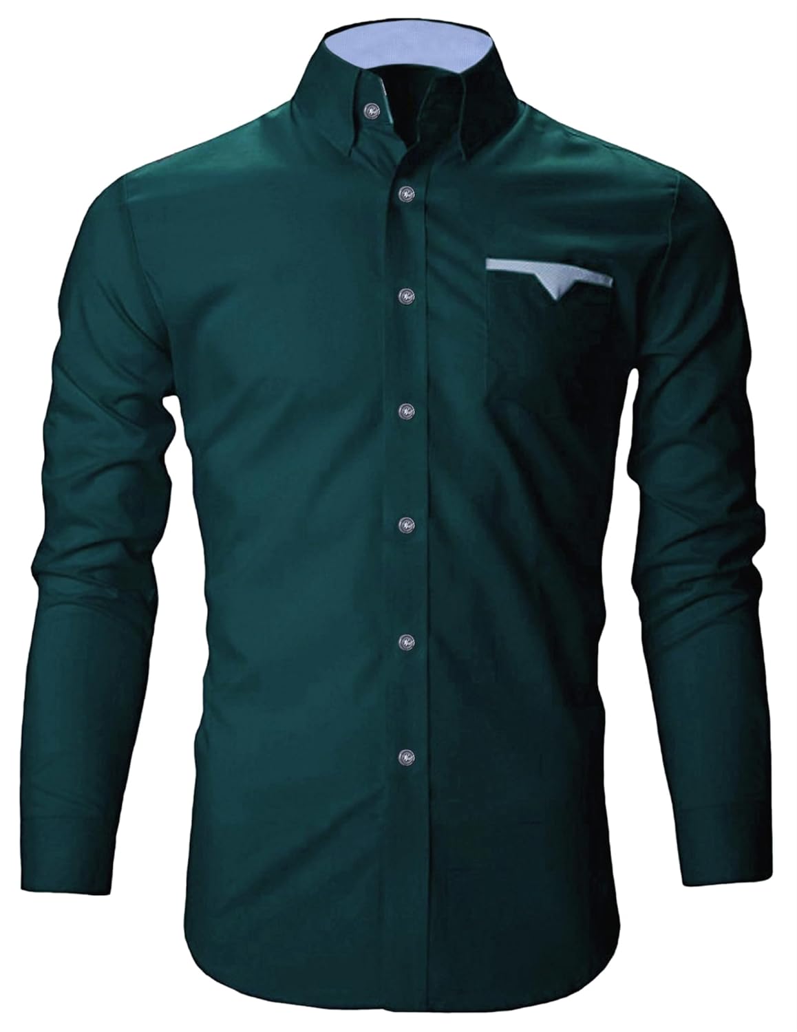 ROYALSCOUT Men’s Cotton Casual Shirt Featuring Regular Fit Perfect for Everyday Comfort, Weekend Outings, or Office Casual Wear