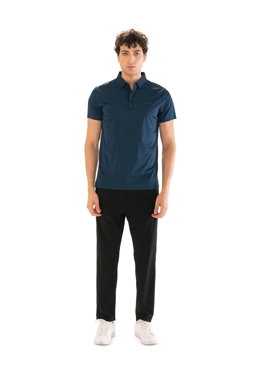 STRCH Nylon Men’s Radiance Bond Polo T-Shirt STRCH Nylon Men’s Radiance Bond Polo T-Shirt