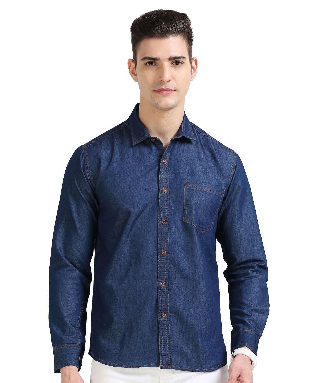 Scott International Men’s Cotton Regular Fit Shirt