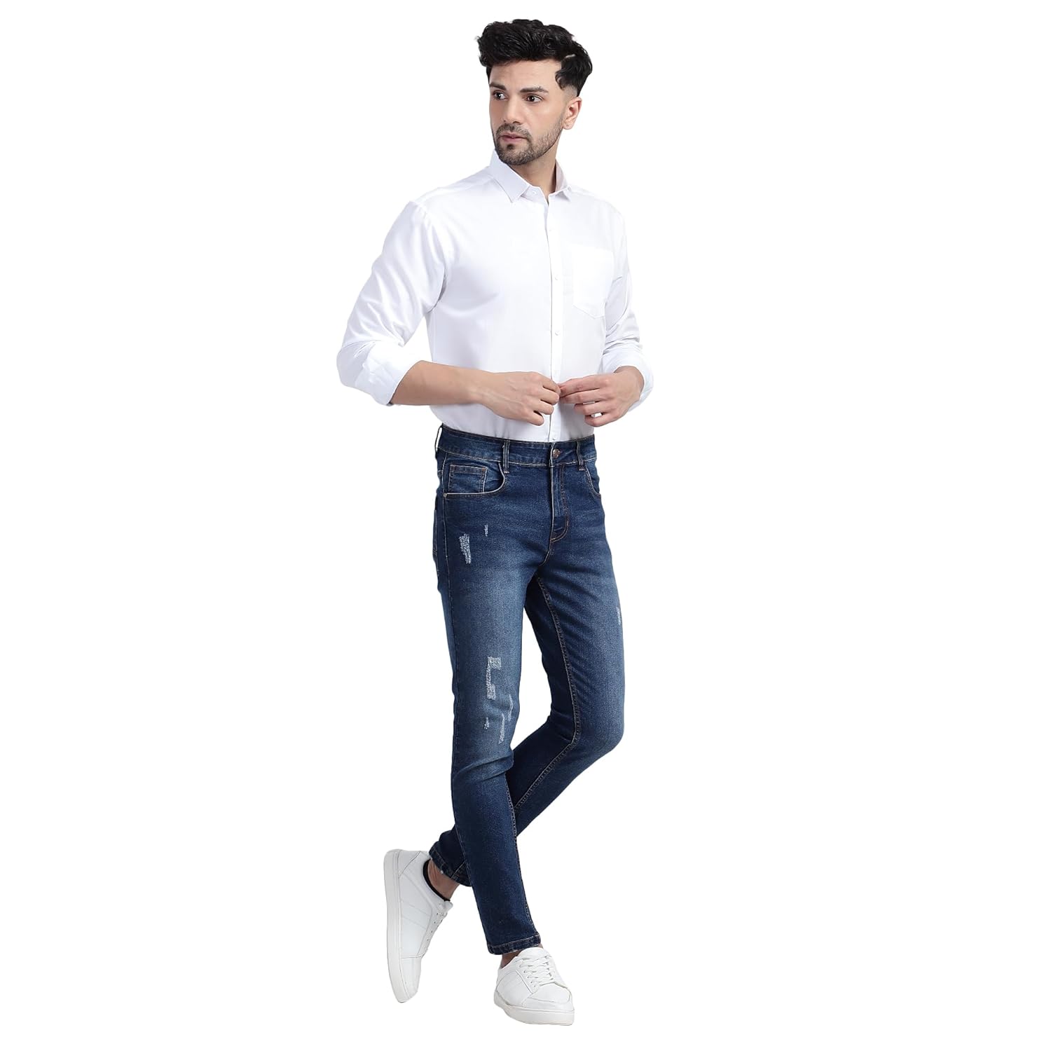 Tee Projekt Men’s Solid Regular Fit Shirt