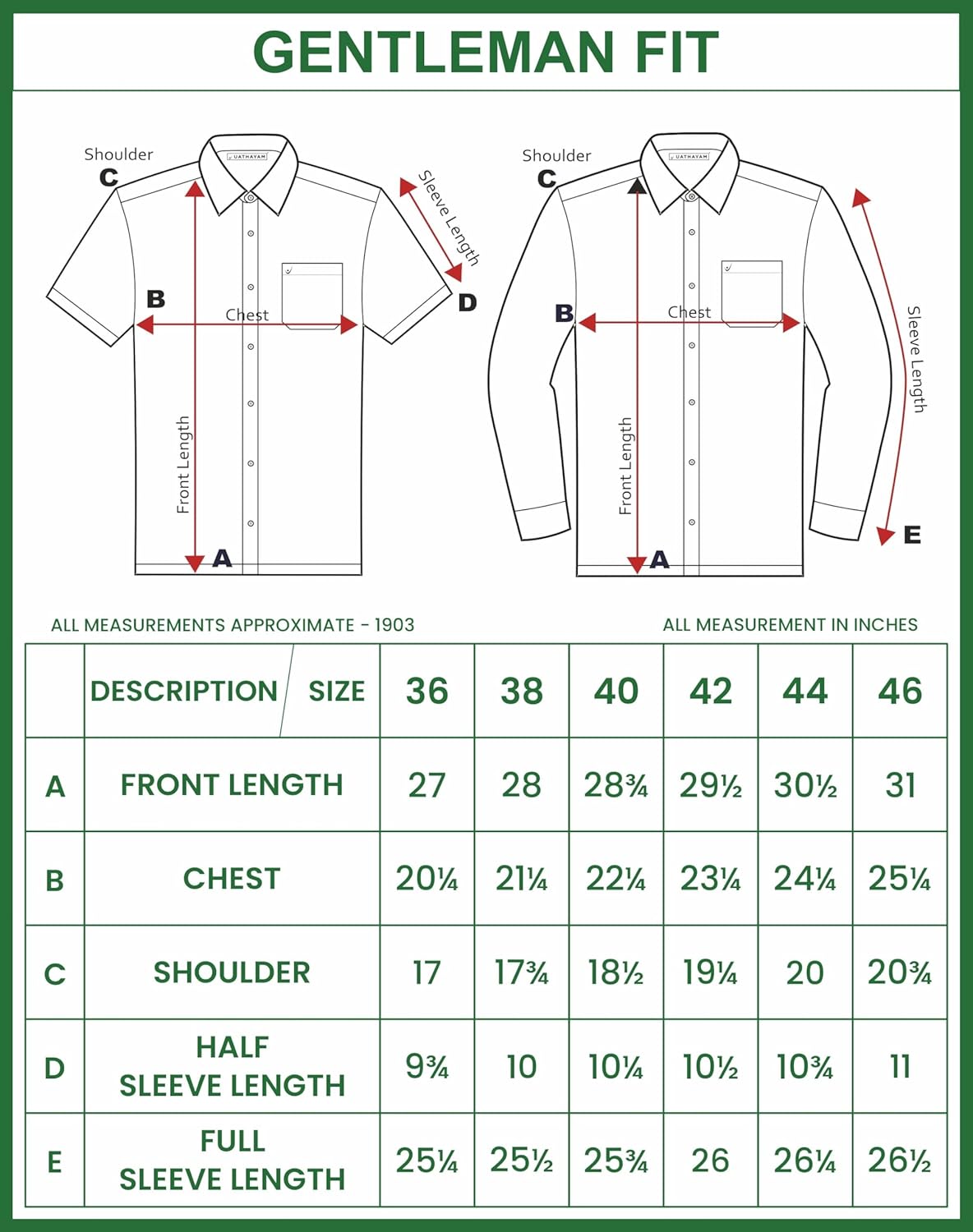 UATHAYAM Delight Cotton Full Sleeve Solid Trending Formal White Shirt for Men Pack of 1