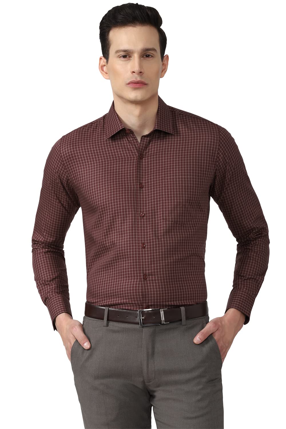 Van Heusen Men’s Solid Slim Fit Shirt