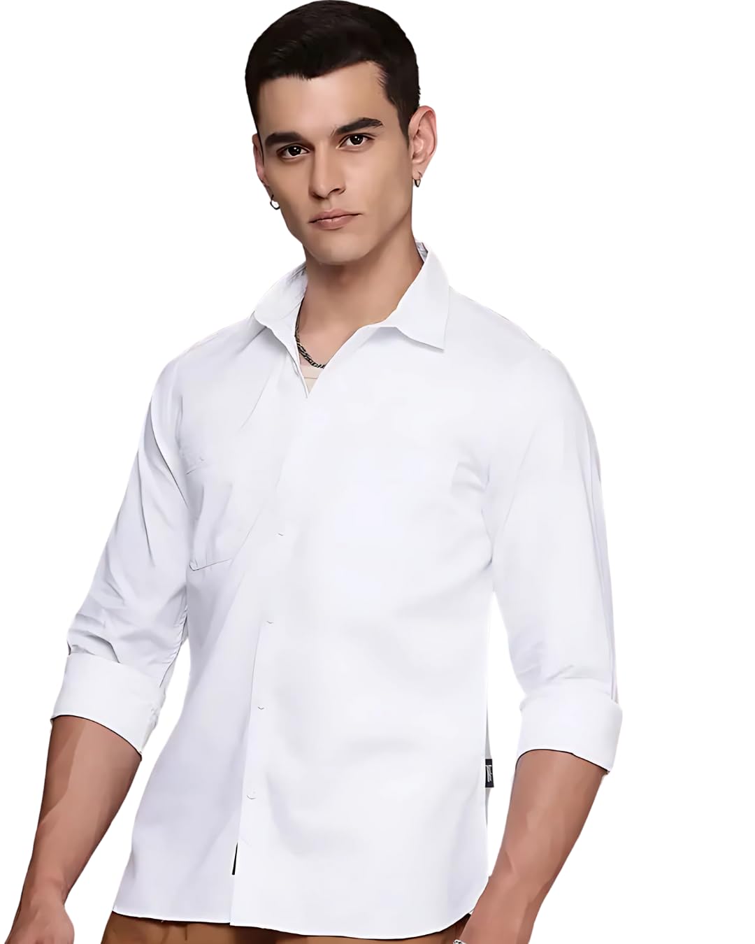 Zee Gold Men’s Casual Shirt – Classic Fit, Lightweight, Long Sleeve, Work or Everyday Wear