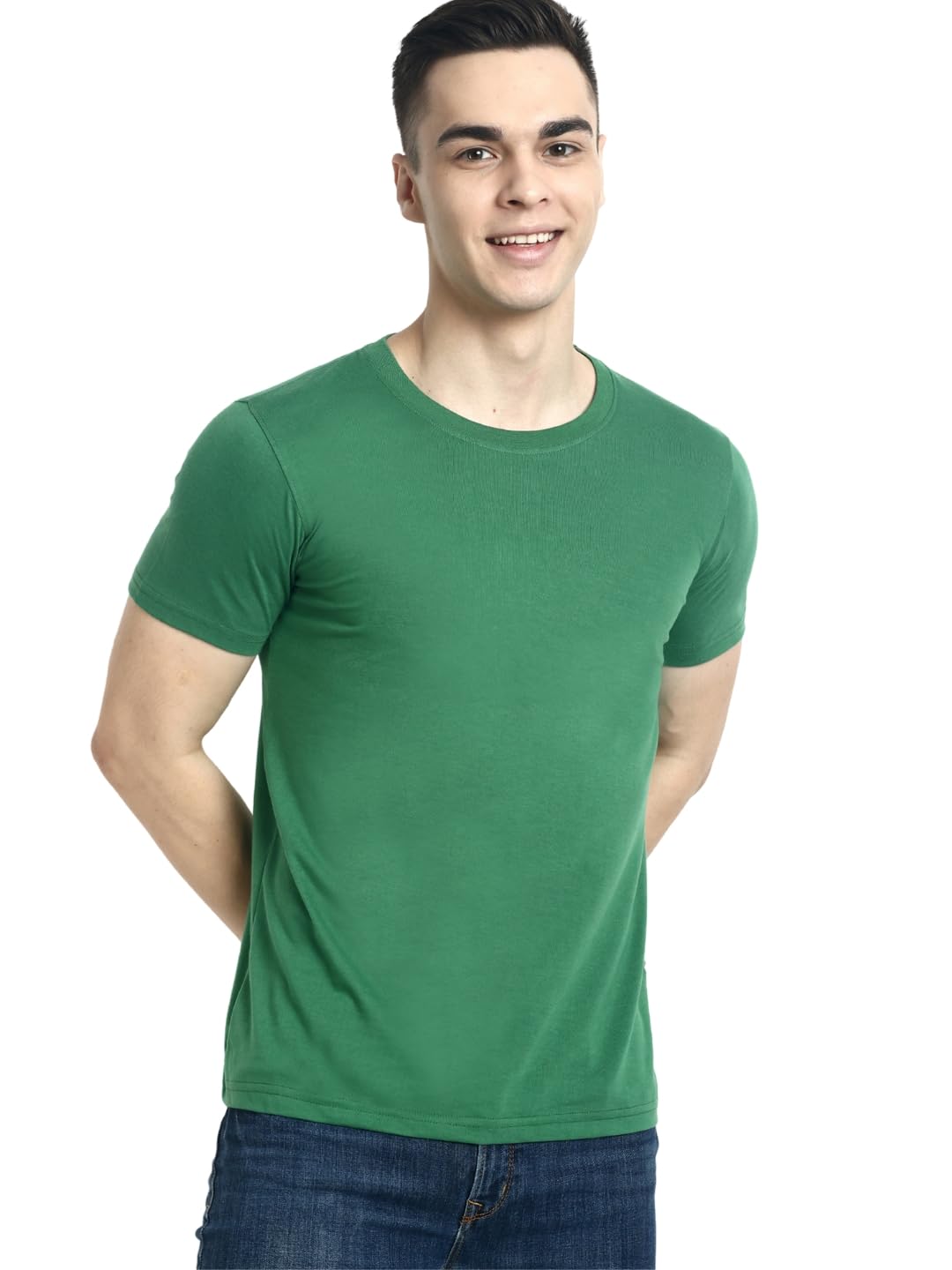 hummel Cam Men’s Cotton Round Neck Half Sleeve T-Shirt